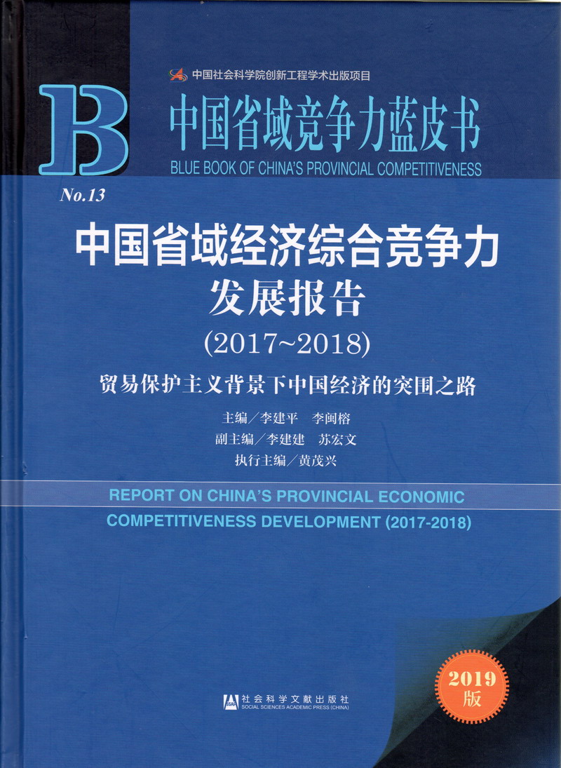 日批扣洞免费视频中国省域经济综合竞争力发展报告（2017-2018）